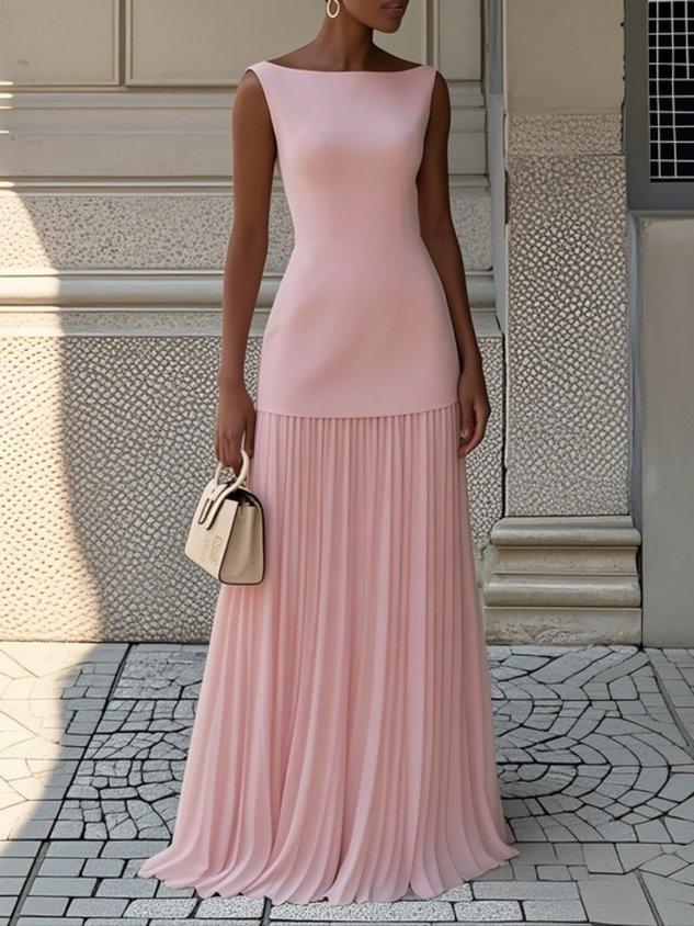 Harper Sleeveless Tank Top & Maxi Dress Two-Piece Set