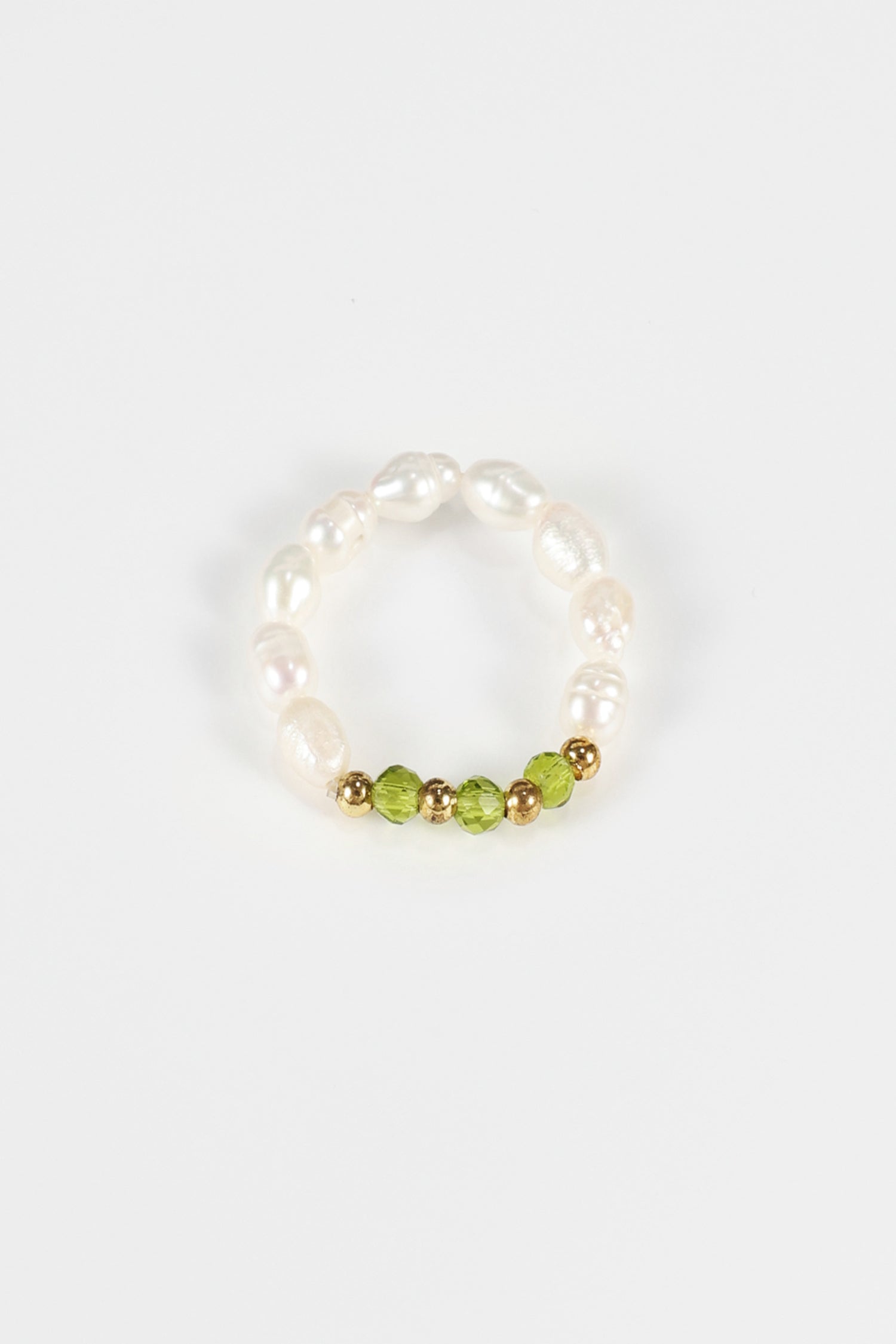 Faux Pearl Beaded Rings