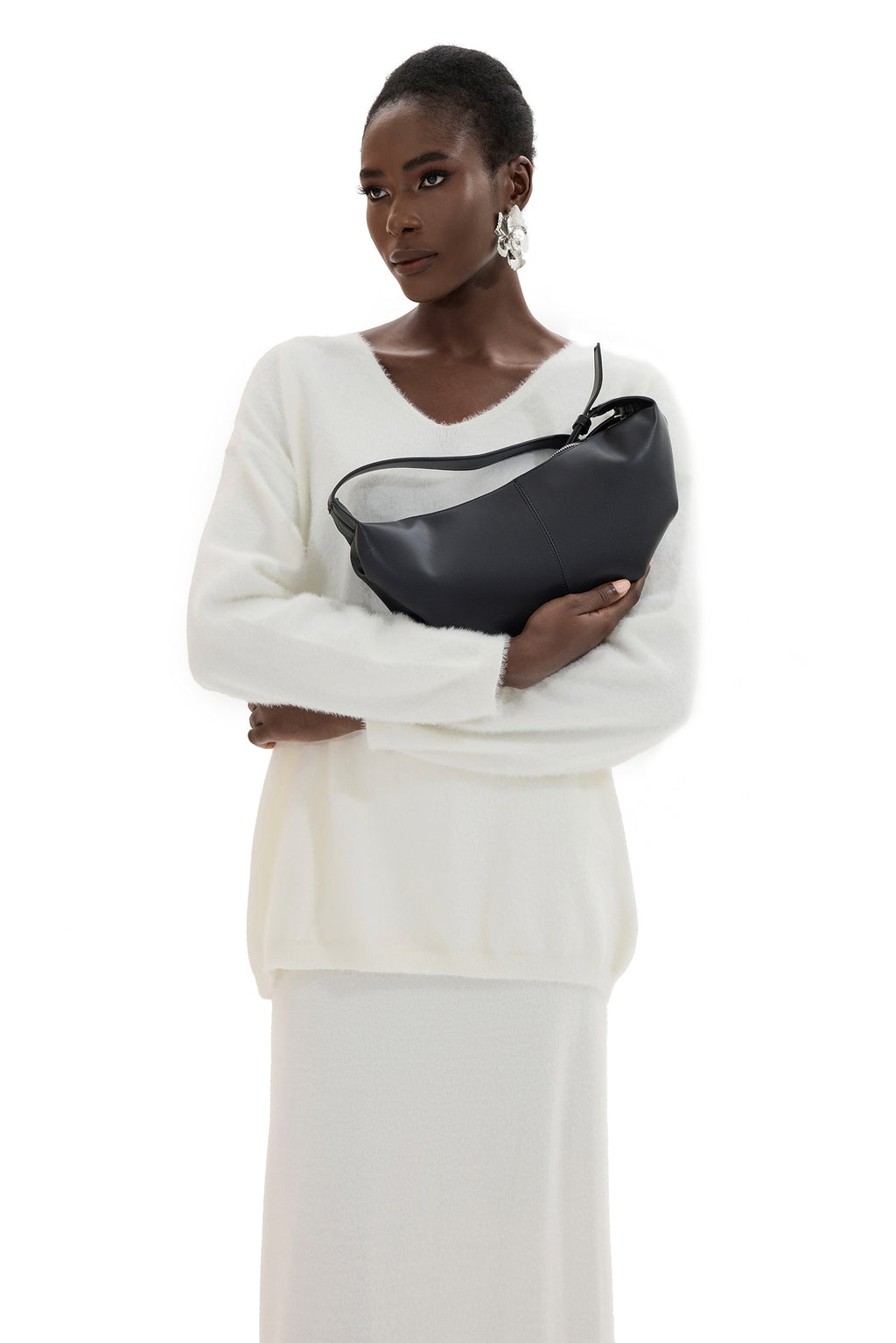 Faux PU Leather Tote Clutches