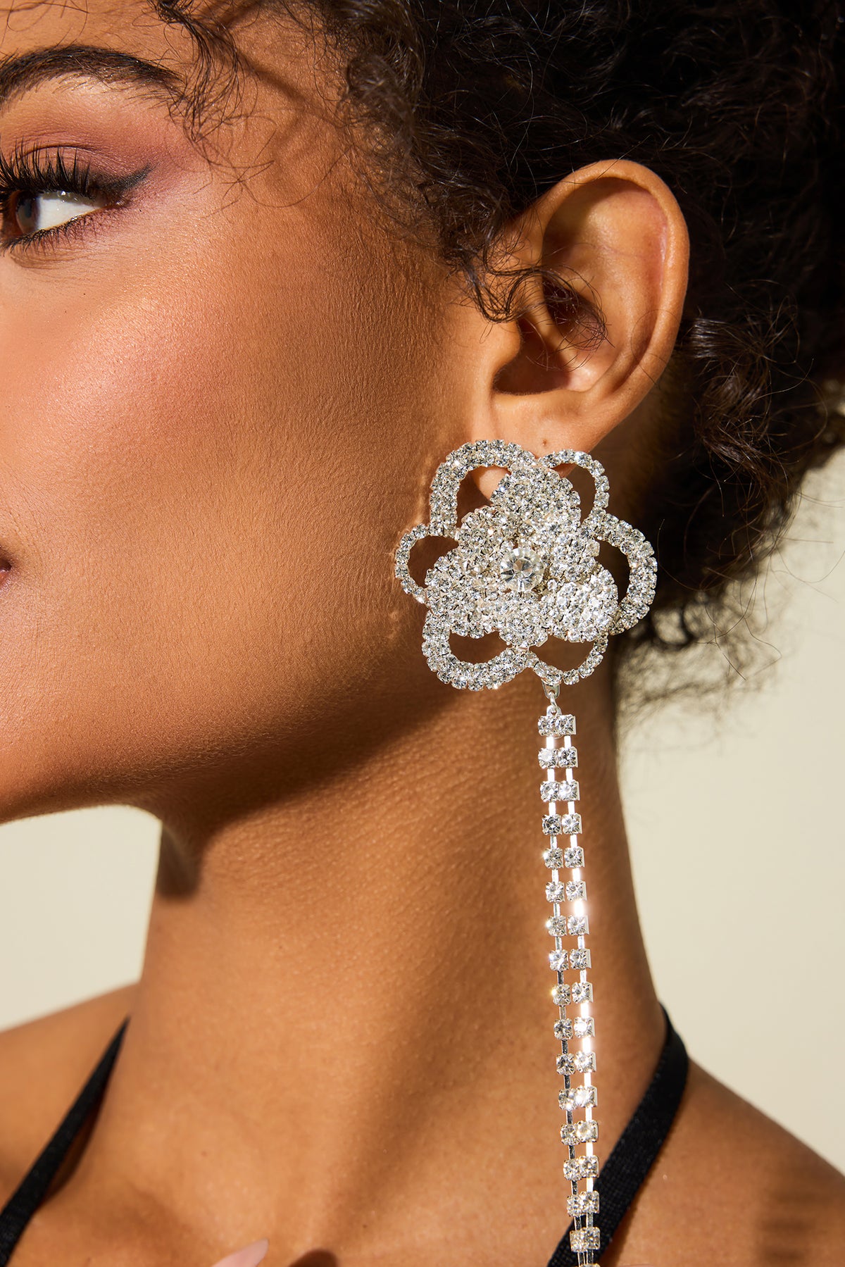 Irregular Shape Tassel Drop Earrings