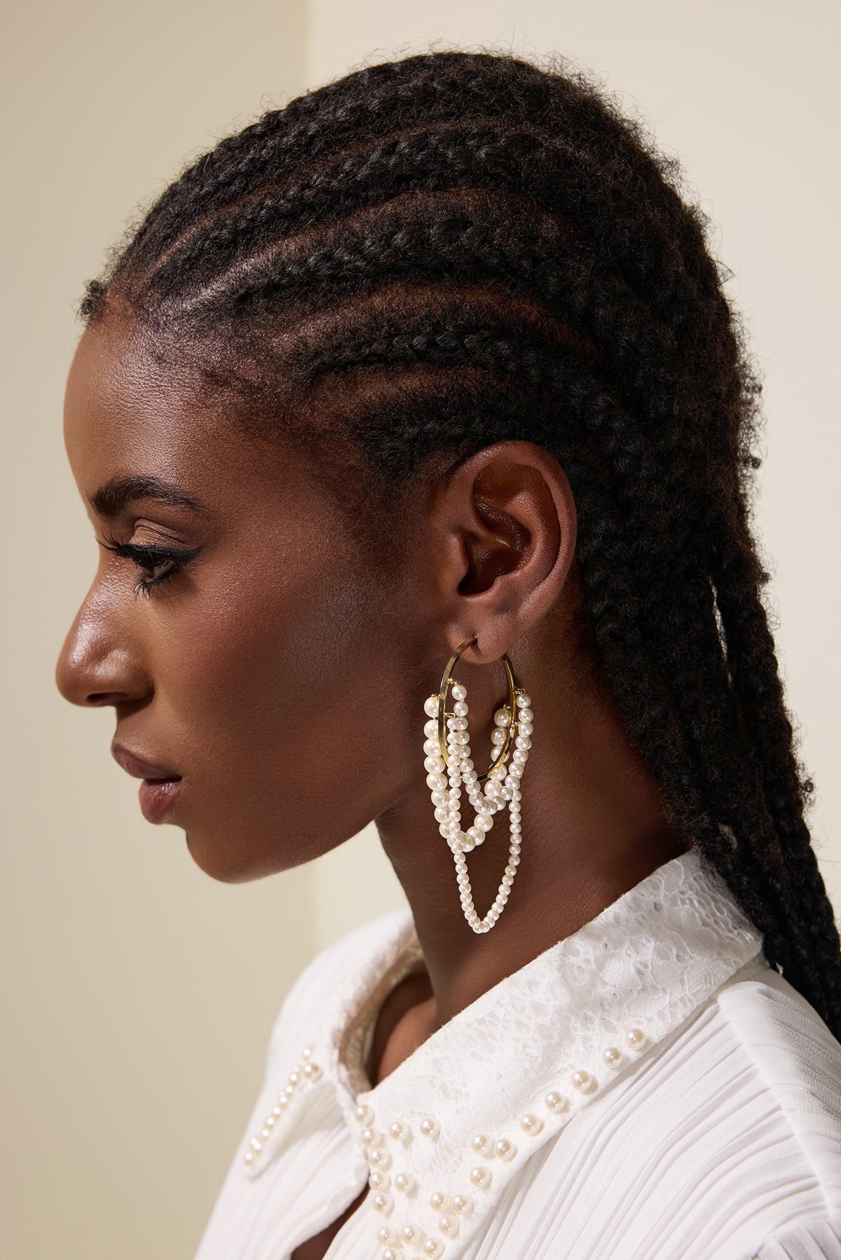 Vintage Faux Pearl Drop Earrings