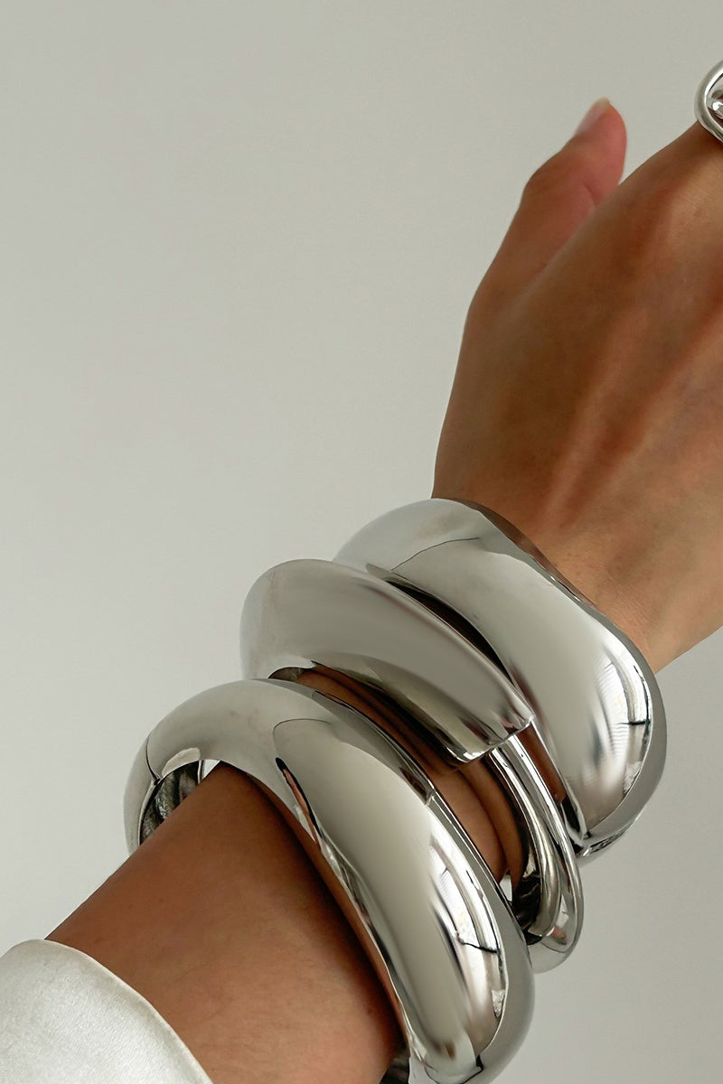 Irregular Shape Metal Bangle