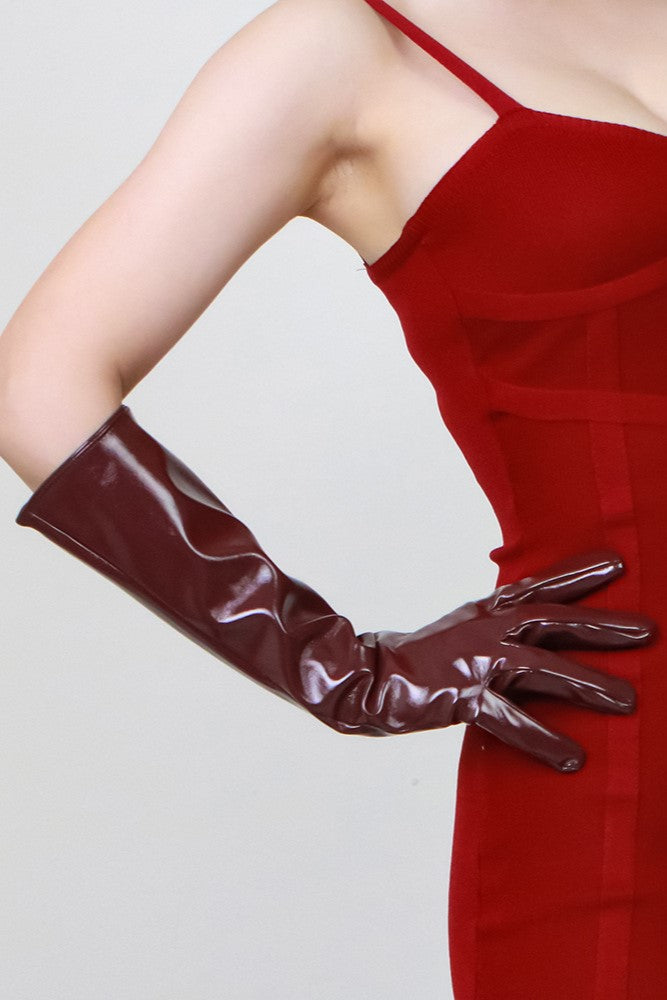 Alison PU Leather Gloves