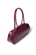 Solid Faux Leather Tote Clutches