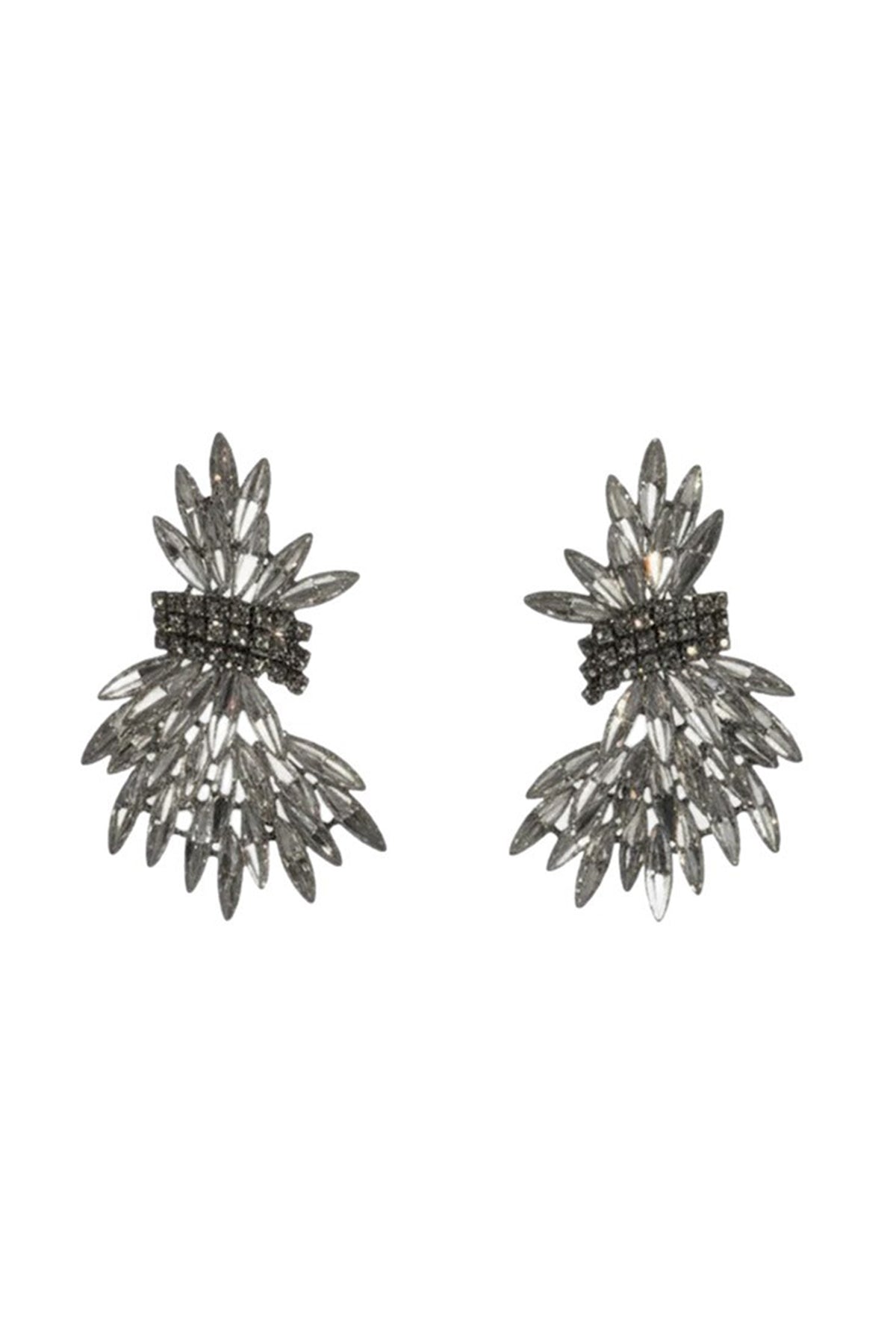 Faux Diamond Irregular Shape Stud Earrings