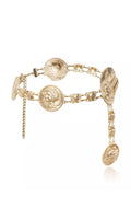 Vintage Portrait Pendant Chain Belt