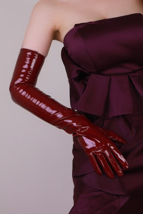 Alison PU Leather Gloves